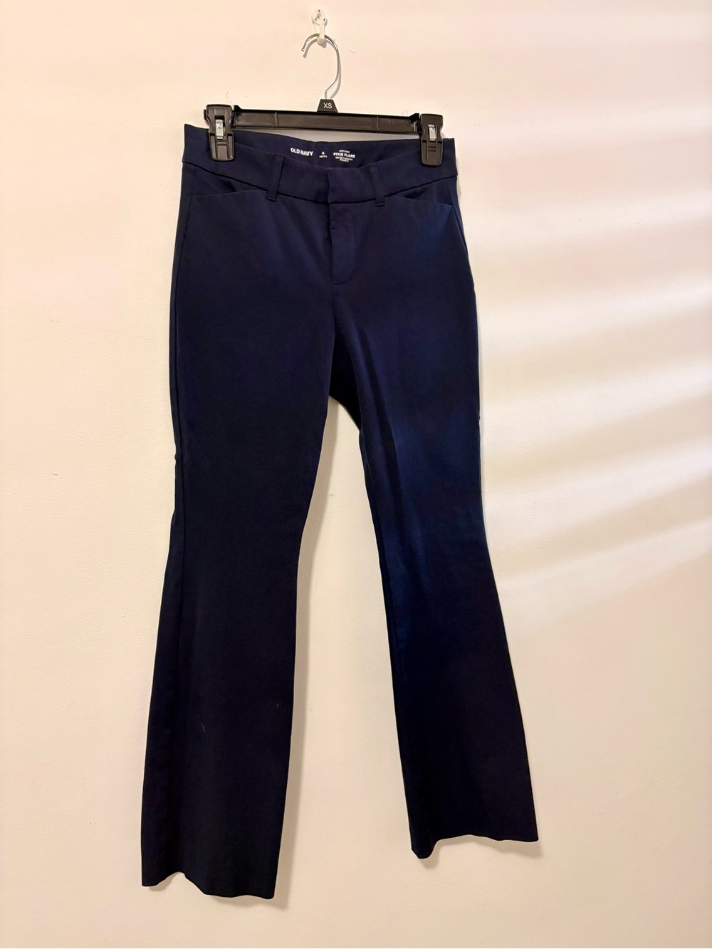 Old Navy Women's Dark Navy High-Waisted Pixie Flare Pants